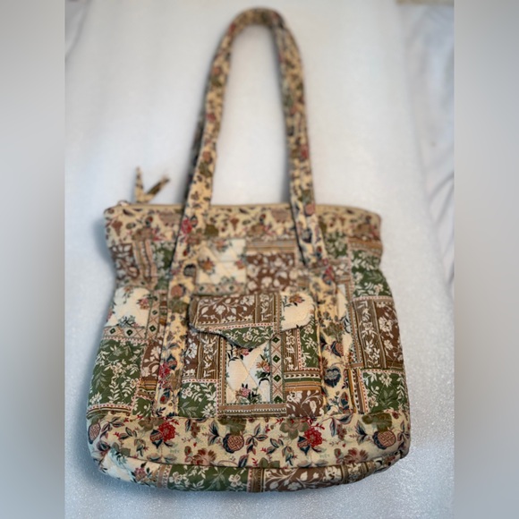 Vintage Elegant Patchwork Tote Bag - Picture 3 of 11